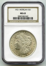 1921 Morgan Argento Dollaro