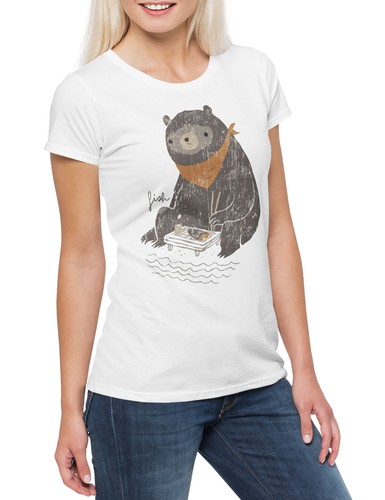 Shirt donna sushi bear - t-shirt, love