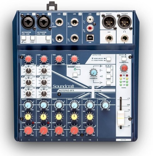 Soundcraft notepad 8fx - soundcraft,