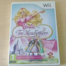 BARBIE E LE TRE MOSCHETTIERE NINTENDO WII PAL ITALIANO COMPLETO 