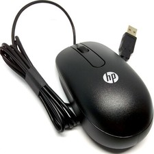 HP mouse sensore ottico cablato cavo USB rotella scorrimento nero 674316-001