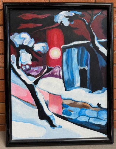 Abstract vintage winter - abstract,