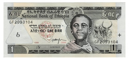 Banconota etiopia birr 2006 - birr,