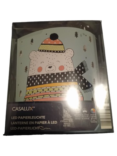 Casalux lanterna carta led - di,