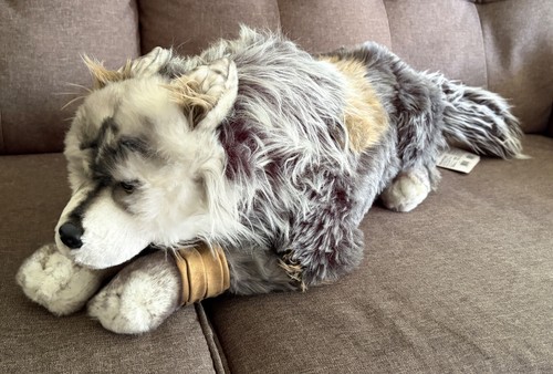 Peluche grande cane lupo
