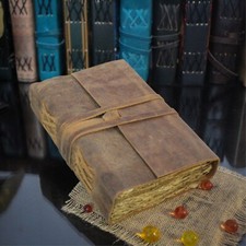 Quaderno diario vintage in pelle quaderno delle ombre antico bordo ponte pagi...