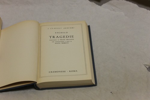 Eschilo tragedie - -,