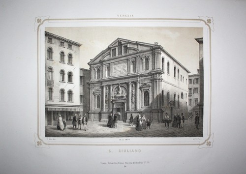 1860 venezia chiesa - 1860,
