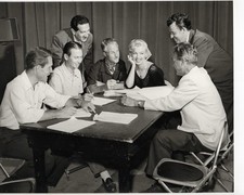 Marilyn Monroe Hollywood Star Playhouse Radio Show 1952 DBW 8x10 stampa orig neg