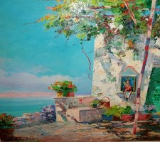 sig. Olio fauvista g. (ISCHIA)