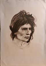 Annigoni Pietro, Litografia Su Carta, 1960, Stampa 53x41 Cm