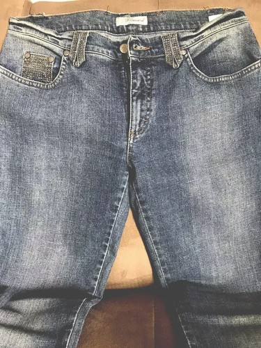 Jeans cristallo blumarine 495 - cristallo, $495
