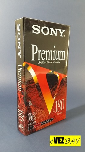 Vhs sony premium 180 - vhs,
