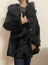 pelliccia vintage anni '80 - cappotto in lapin -
