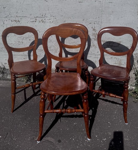 Set sedie vittoriane in - set,
