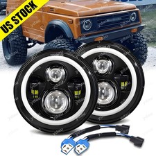 2X DRL 7inch Round LED