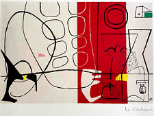 Le Corbusier Litografia 375 ex. COA originale Mourlot edition-Paris 1970