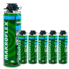 Detergente per pistola a schiuma Henkel, detergente per schiuma da costruzione - 6 x 500 ml detergente per PU