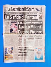 GAZZETTA DELLO SPORT 15 MAGGIO 1999 PANTANI-AGRIGENTO-LAZIO-MILAN-FIORENTINA