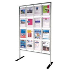 Porta-avvisi autoportante