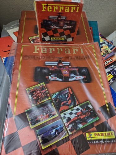 Ferrari panini sticker box - ferrari,