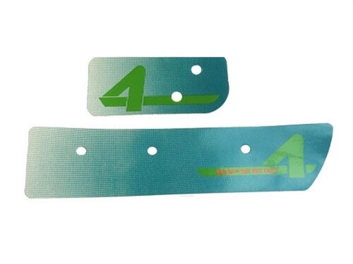 Targhetta bauletto sportello - +,