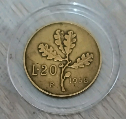 Lire italia 1958 - 20, patina