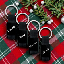 Portachiavi Metallo NERO