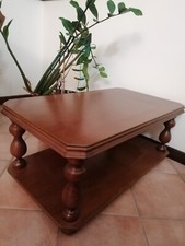 tavolino salotto legno noce