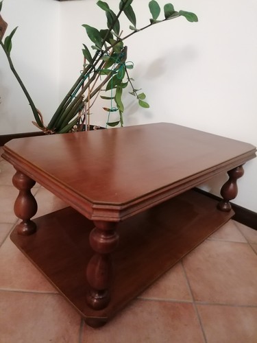 Tavolino salotto legno noce - tavolino,