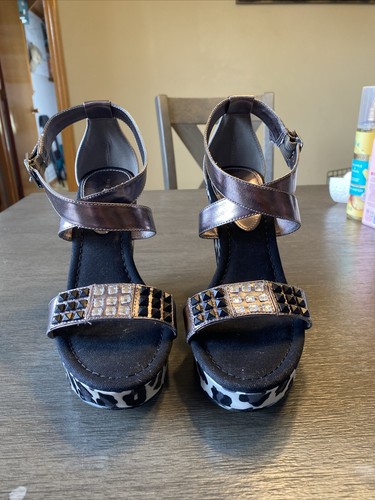 Zeppa espadrill strass perline