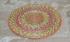 SOTTOPENTOLA SOTTOPIATTO ERBA PAGLIA cm 18 tondo tavola cucina giardino