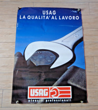 USAG UTENSILI PROFESSIONALI MANIFESTO PROMOZIONALE POSTER VINTAGE