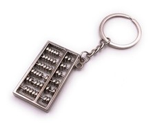 Tavola Calcolatrice Abaco Tabella Di Calcolo Argento Portachiavi