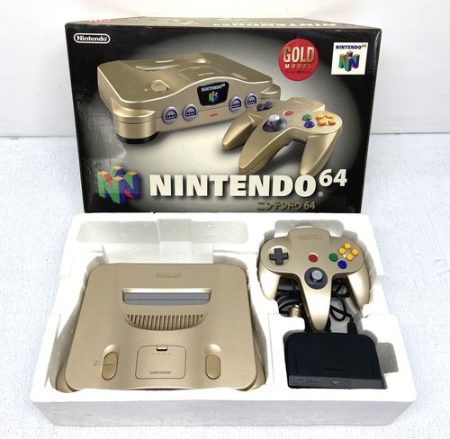 Console nintendo gold n64 - gold,