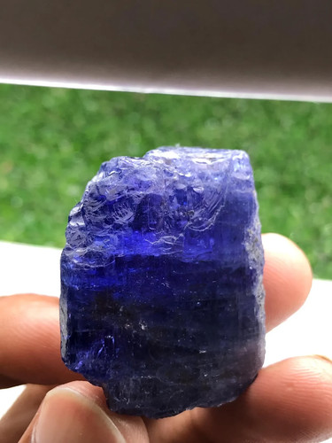 Gemma grezza tanzanite - gemma, blu