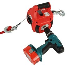 Verricello verricello verricello a trazione drill winch per avvitatore o trapano NUOVO