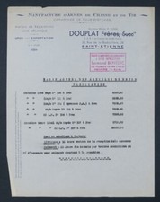 Fattura ARMI DA CACCIA E DA