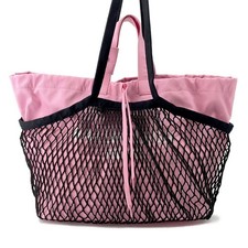 Borsa tote BALENCIAGA taglia media tela rosa/nero 791809