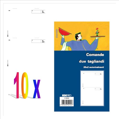 Blocco comande tagliandi - blocco,