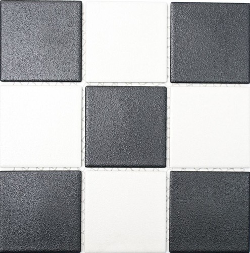Piastrella mosaico scacchiera