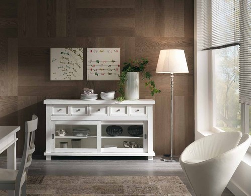 Credenza madia legno pioppo - credenza,