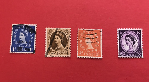 Set francobolli regina - set,
