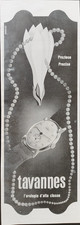 TAVANNES PRECISO E PUNTUALE Pubblicità 1942 OROLOGIO 1 pagina clipping originale