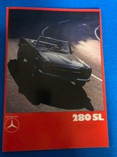 DEPLIANT  Mercedes 280 SL con