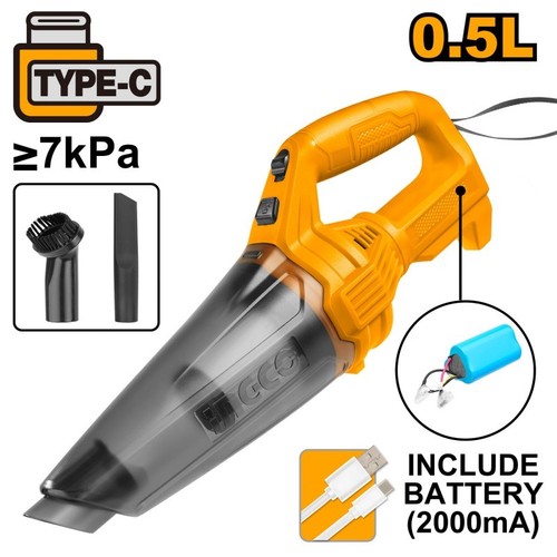 Aspirapolvere cordless 12v - 12v, con