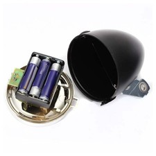 Lampada luce anteriore bici retrò vintage con staffa super luminosa 3 led bici