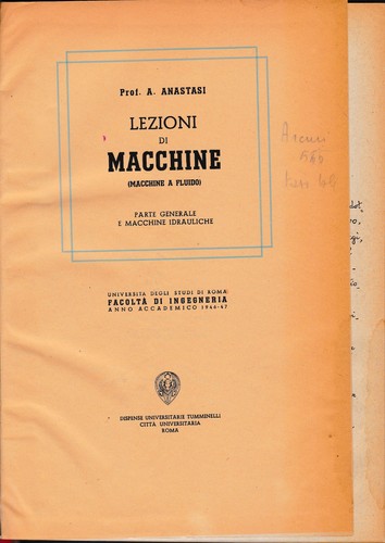Lezioni macchine - di,