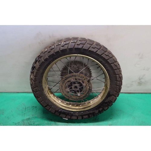 Ruota post gomma - post., c/gomma