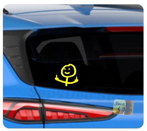 Adesivo auto moto bimbo dito - auto,
